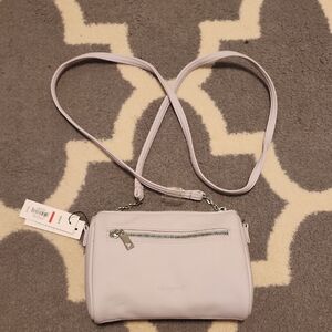 NWT Apt. 9 Misty Lilac Crossbody Bag Wallet with RFID-Blocking Technology